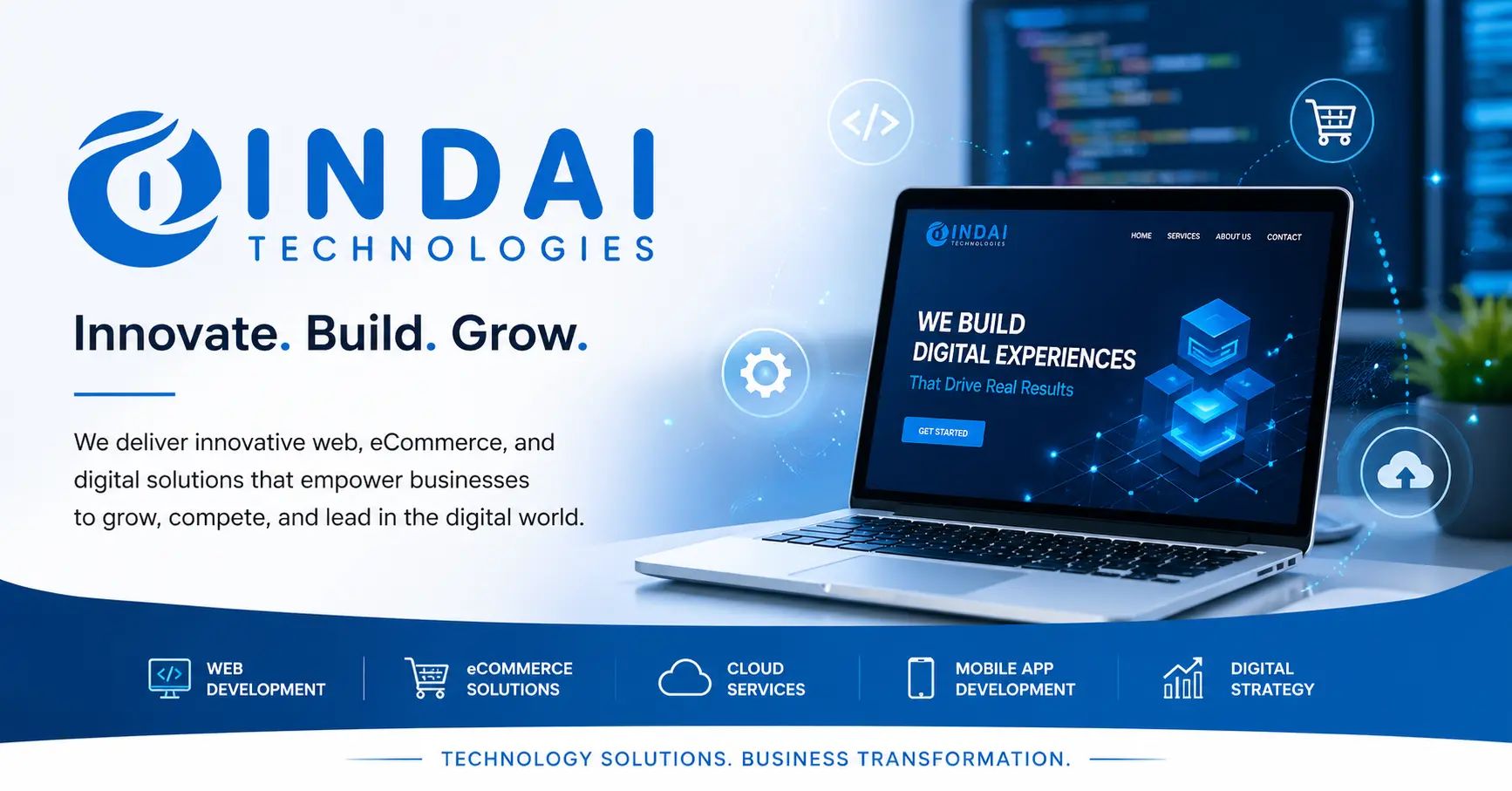 Indai Technologies website preview